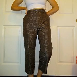 Vintage high waisted cropped pants